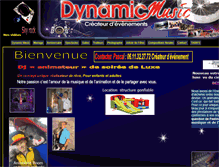 Tablet Screenshot of dj-dynamic-music.com